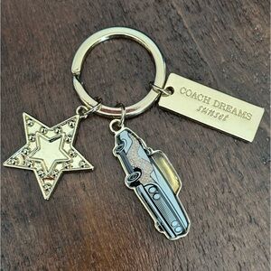 Coach Dreams Sunset Keychain